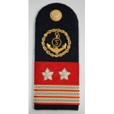 Spalline (paio)  per uniforme di servizio estiva (S.E.B) e ordinaria estiva (O.E.) per Primo Luogotenente della Marina Militare Italiana (tutte le categorie)